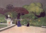 Felix Vallotton The Jardin du Luexmbourg oil painting artist